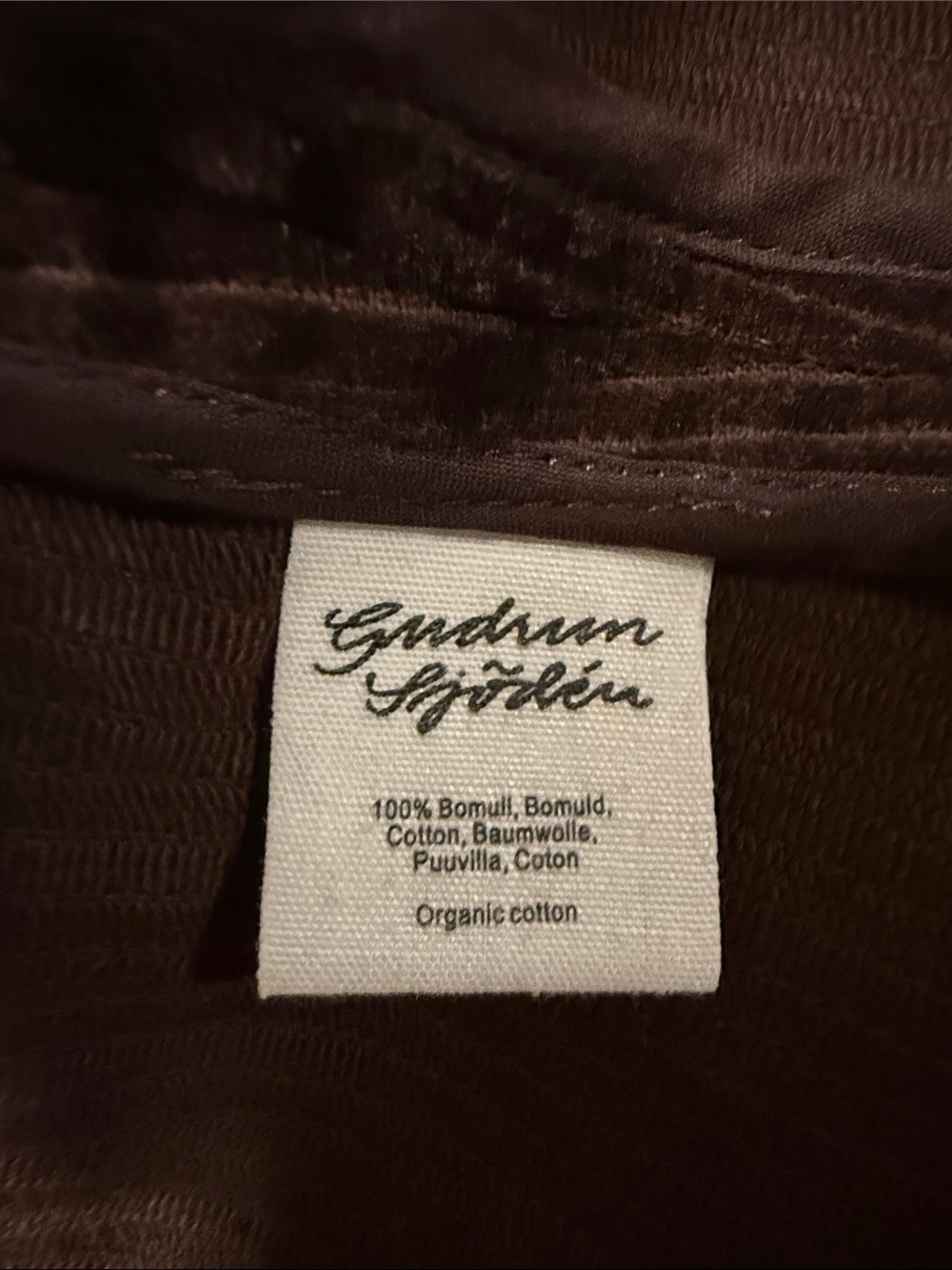 Dark Brown Corduroy Button-Front Women's Coat - Picture 3 of 6